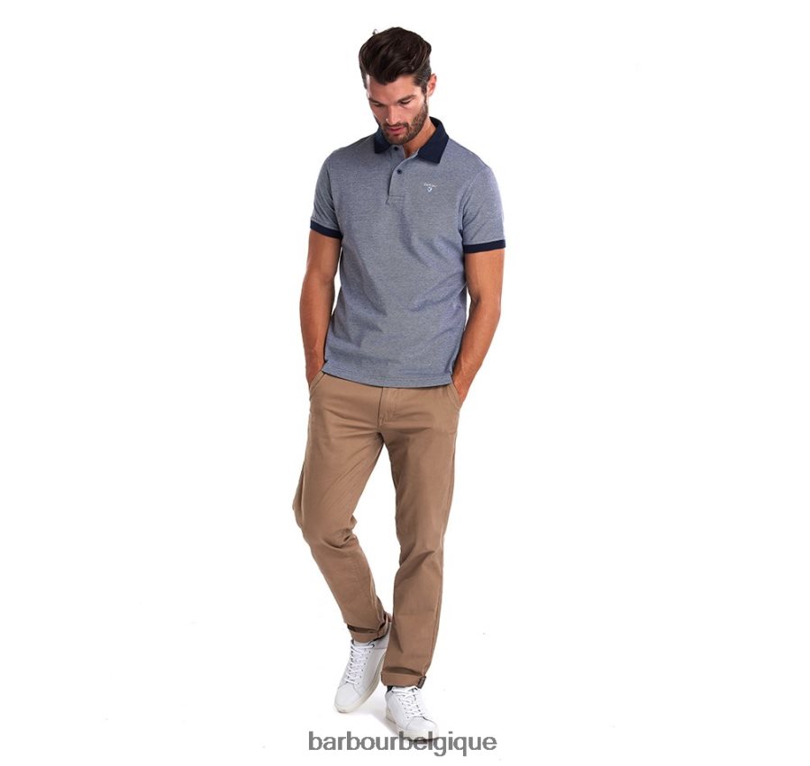 vêtements Barbour polo mélange de sports olive foncé Hommes T2L6ZP555