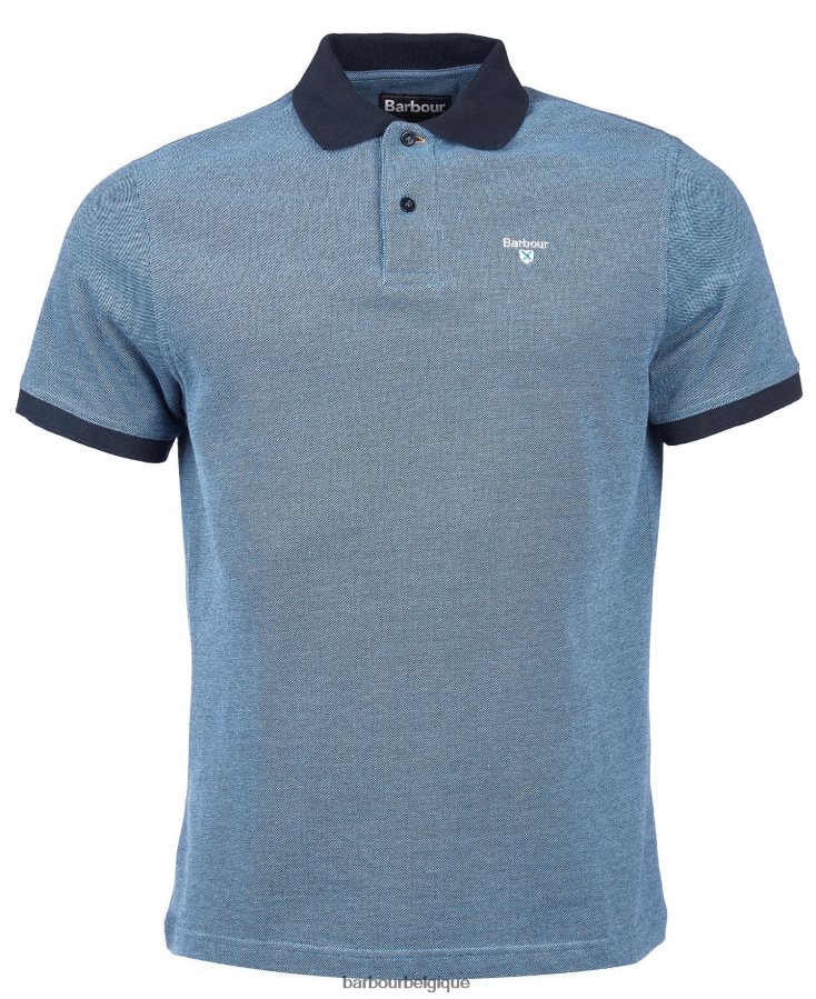 vêtements Barbour polo mélange de sports olive foncé Hommes T2L6ZP591