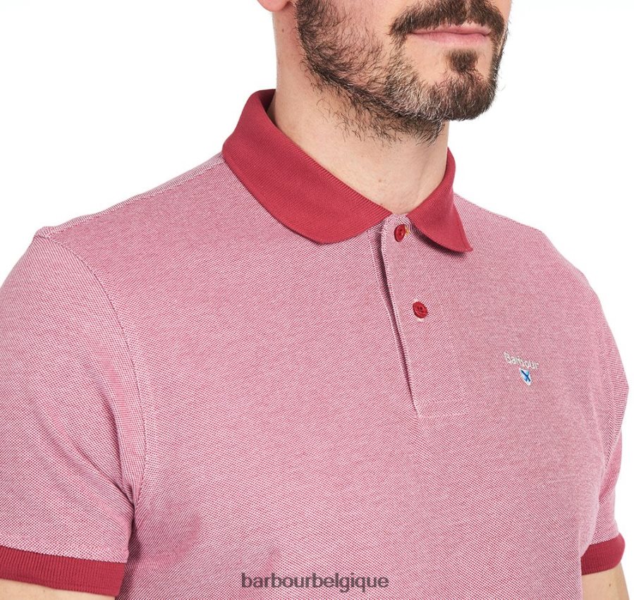 vêtements Barbour polo mélange de sports olive foncé Hommes T2L6ZP617