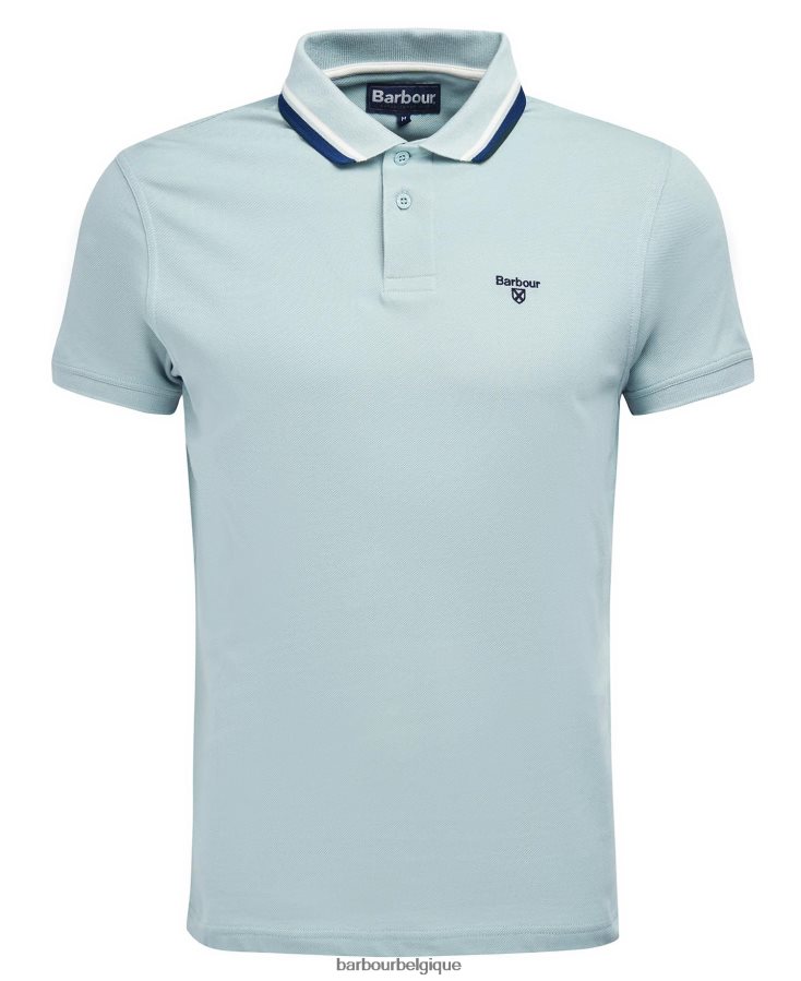 vêtements Barbour polo otterburn olive brûlée Hommes T2L6ZP538