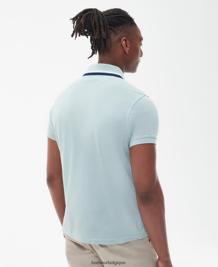 vêtements Barbour polo otterburn olive brûlée Hommes T2L6ZP538