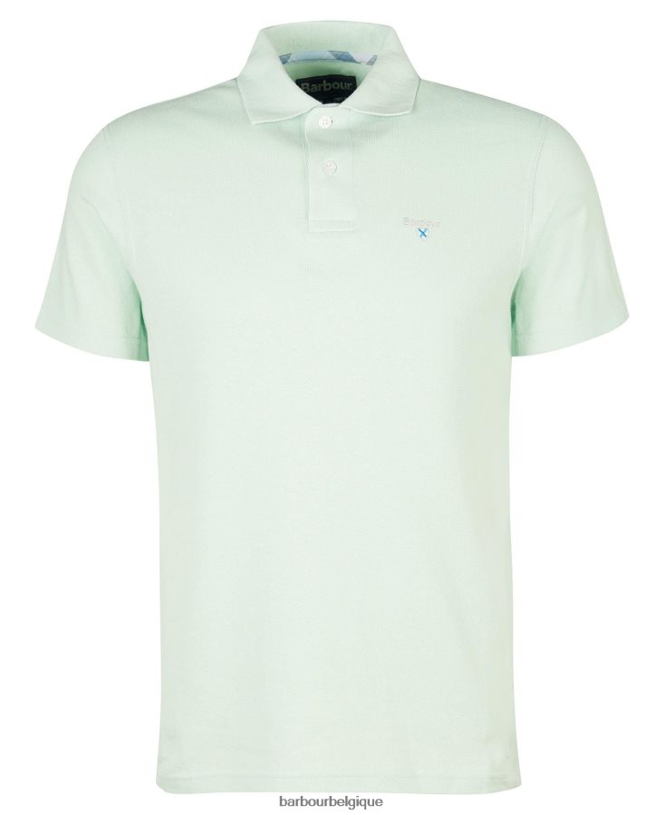 vêtements Barbour polo ryde menthe poussiéreuse Hommes T2L6ZP697