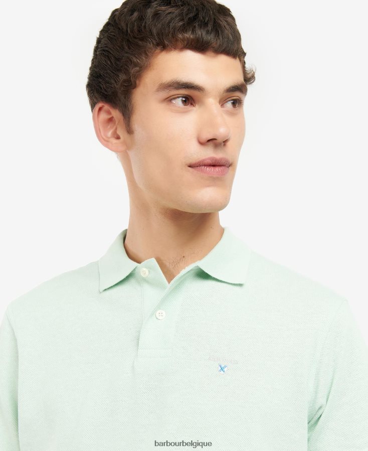 vêtements Barbour polo ryde menthe poussiéreuse Hommes T2L6ZP697