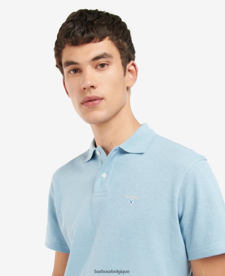 vêtements Barbour polo ryde menthe poussiéreuse Hommes T2L6ZP715