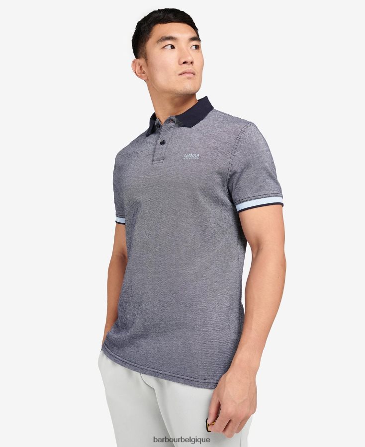 vêtements Barbour polo whateley bleu chambray/blanc murmure Hommes T2L6ZP664