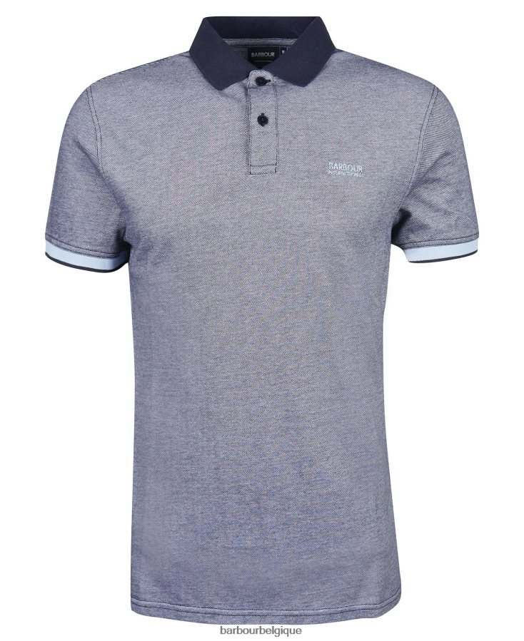 vêtements Barbour polo whateley bleu chambray/blanc murmure Hommes T2L6ZP664