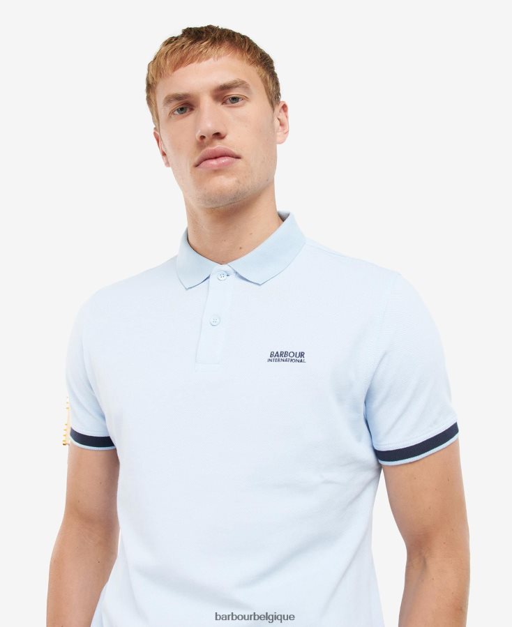 vêtements Barbour polo whateley bleu chambray/blanc murmure Hommes T2L6ZP705