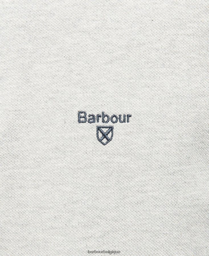 vêtements Barbour polo zippé beaumont marine classique Hommes T2L6ZP727