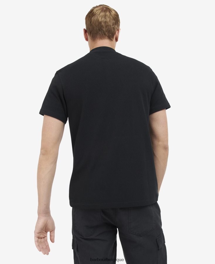 vêtements Barbour polo zippé à jauge forêt Hommes T2L6ZP665