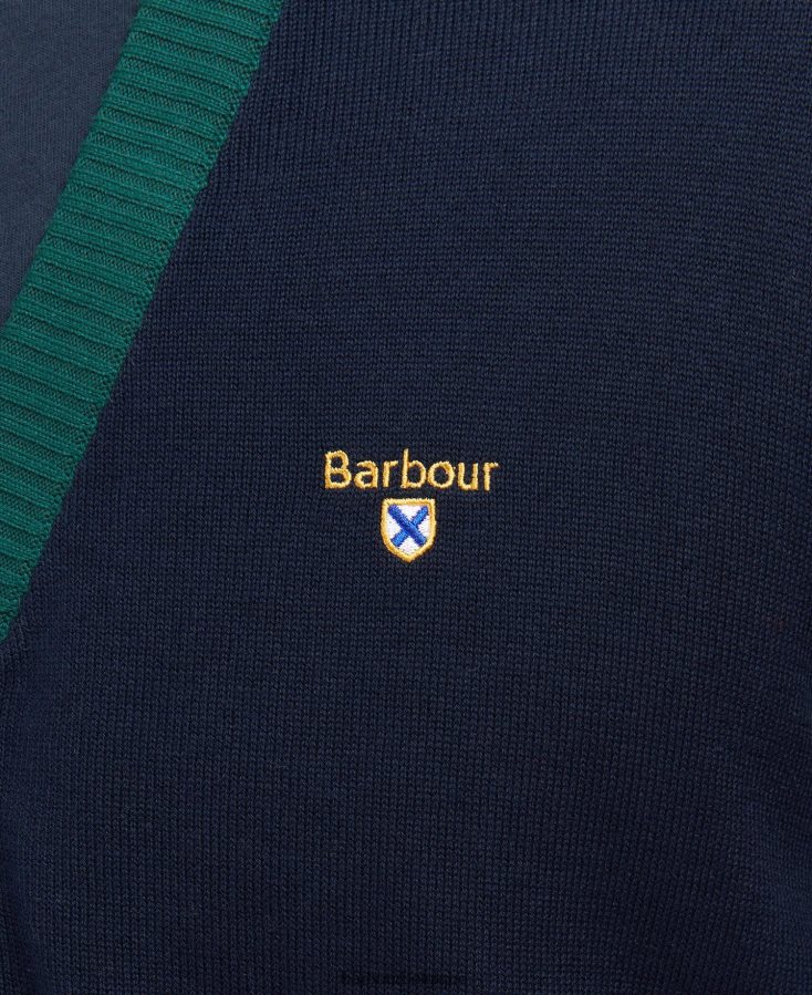 vêtements Barbour cardigan babour sheldonian marine classique Hommes T2L6ZP1125