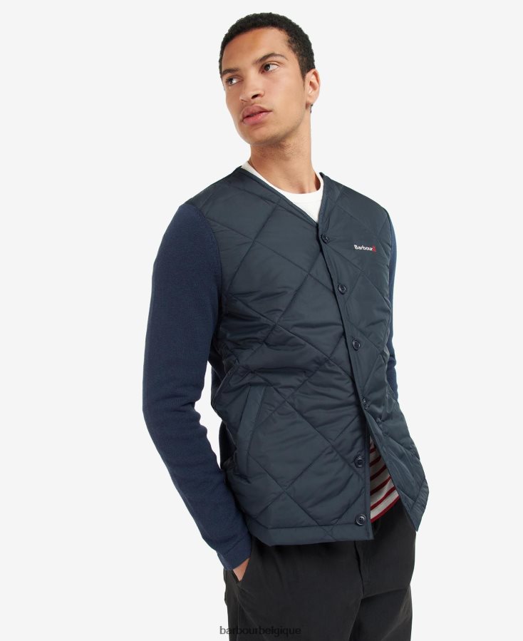 vêtements Barbour cardigan matelassé craghead marine classique Hommes T2L6ZP1095