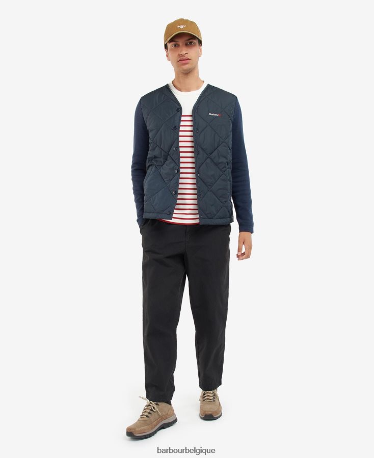 vêtements Barbour cardigan matelassé craghead marine classique Hommes T2L6ZP1095