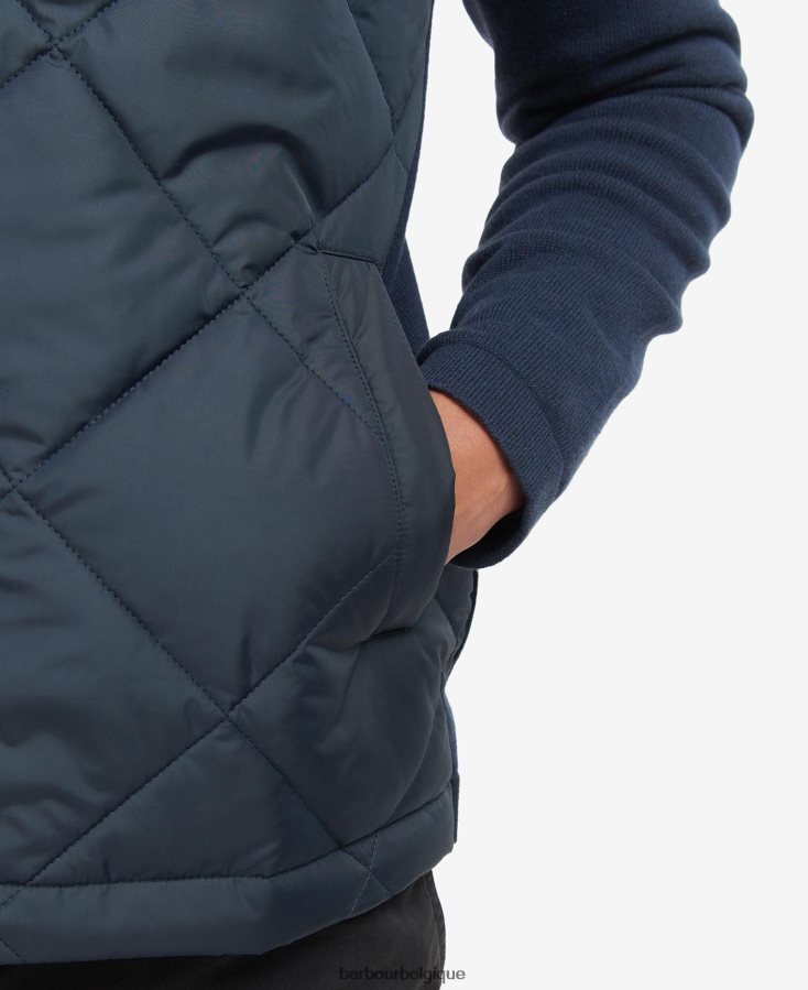 vêtements Barbour cardigan matelassé craghead marine classique Hommes T2L6ZP1095