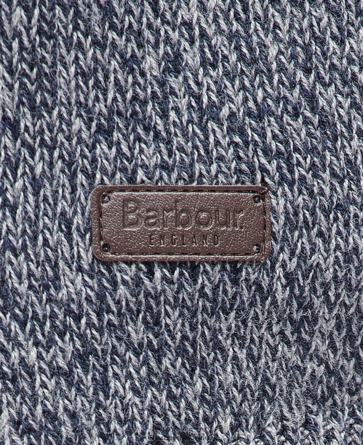 vêtements Barbour coton torsadé nelson crew marine Hommes T2L6ZP1115