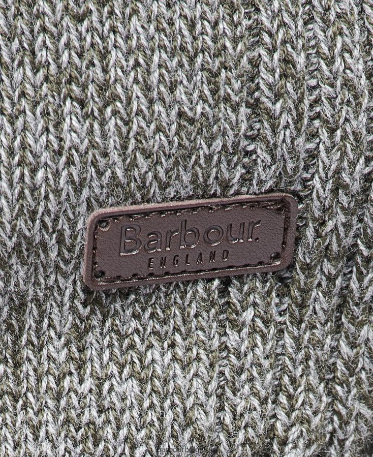 vêtements Barbour demi-fermeture éclair en coton twist nelson marine Hommes T2L6ZP1098