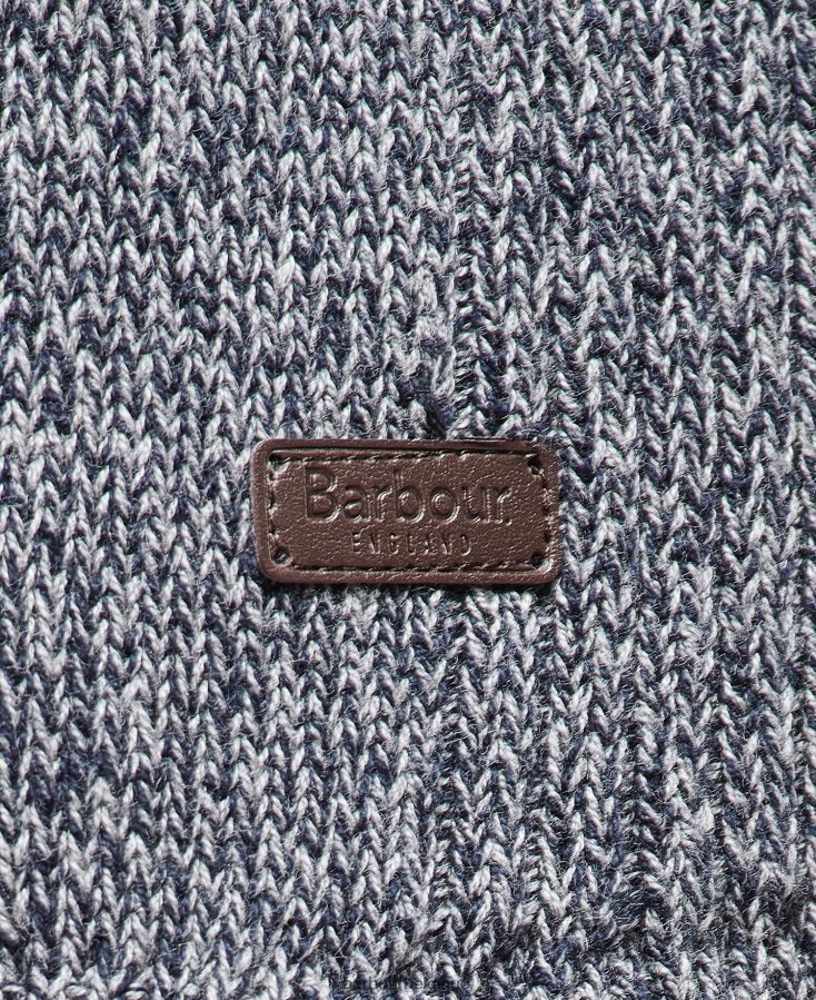 vêtements Barbour demi-fermeture éclair en coton twist nelson marine Hommes T2L6ZP1101