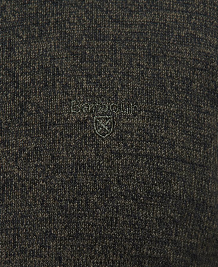 vêtements Barbour demi-fermeture éclair marne olive Hommes T2L6ZP1099