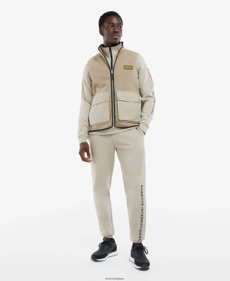 vêtements Barbour gilet en molleton de chêne béton Hommes T2L6ZP1133