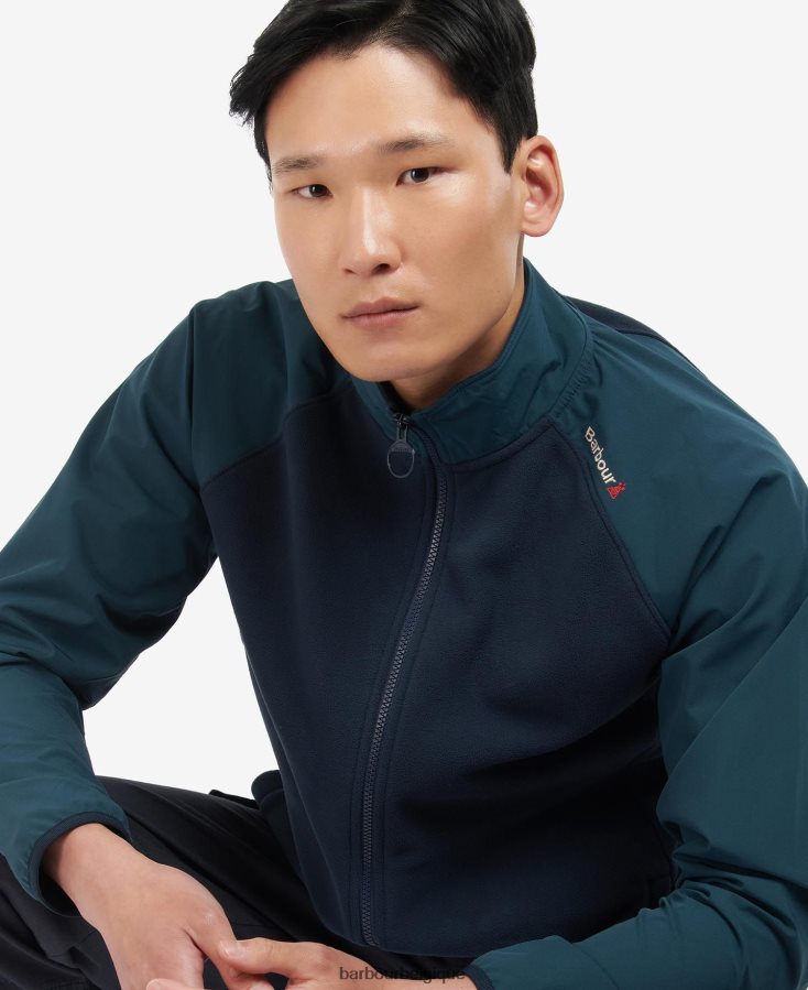 vêtements Barbour polaire zippée lingfield marine classique Hommes T2L6ZP1138