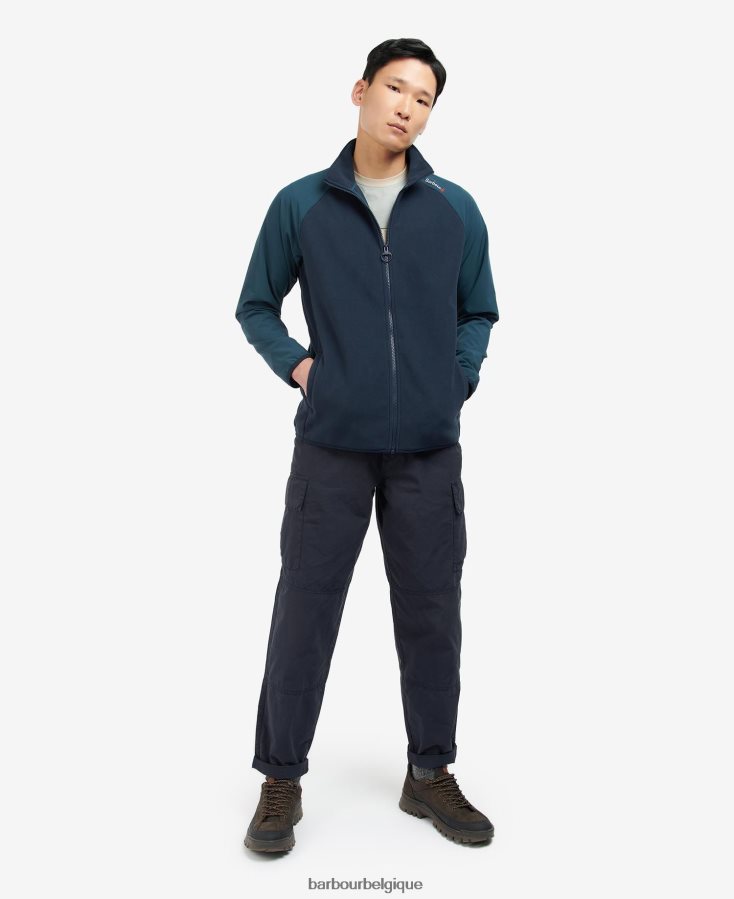 vêtements Barbour polaire zippée lingfield marine classique Hommes T2L6ZP1138