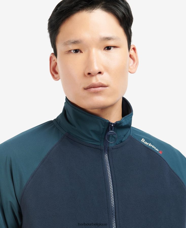 vêtements Barbour polaire zippée lingfield marine classique Hommes T2L6ZP1138