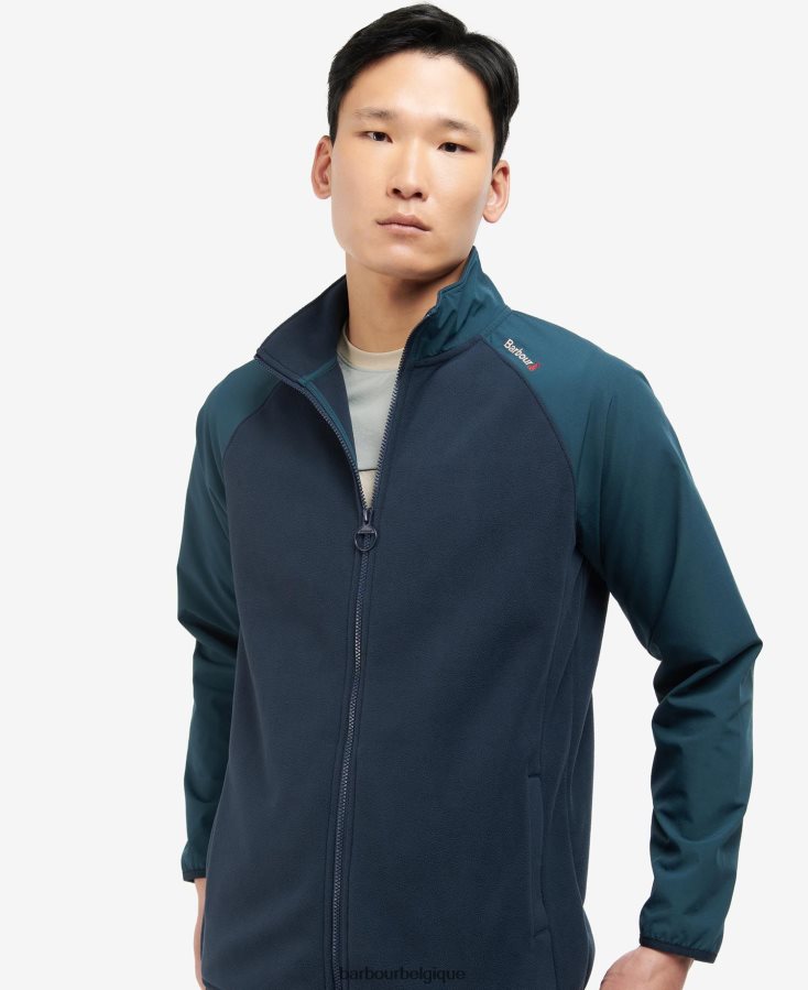 vêtements Barbour polaire zippée lingfield marine classique Hommes T2L6ZP1138
