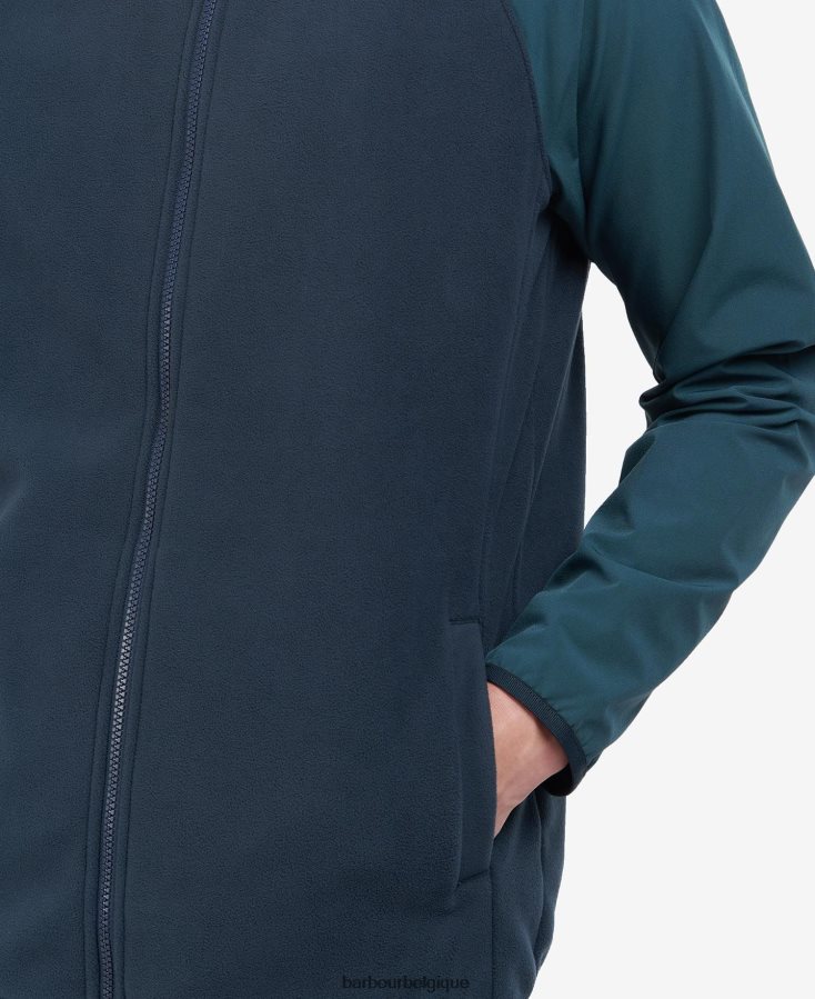 vêtements Barbour polaire zippée lingfield marine classique Hommes T2L6ZP1138