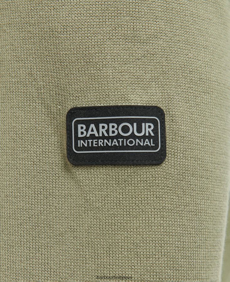 vêtements Barbour pull demi-zip en coton marne anthracite Hommes T2L6ZP1118