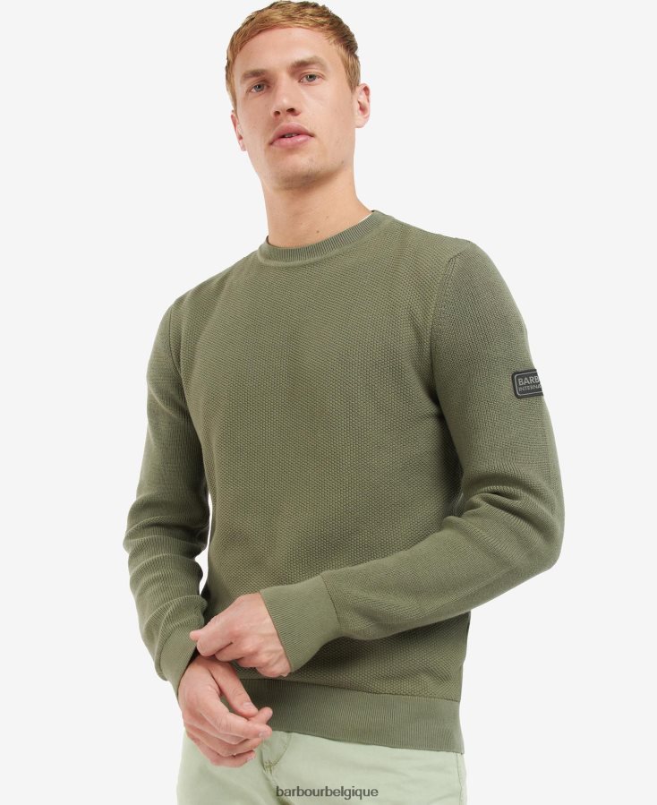 vêtements Barbour pull en maille noir classique Hommes T2L6ZP1119