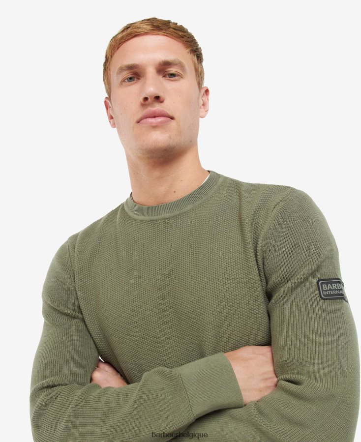 vêtements Barbour pull en maille noir classique Hommes T2L6ZP1119