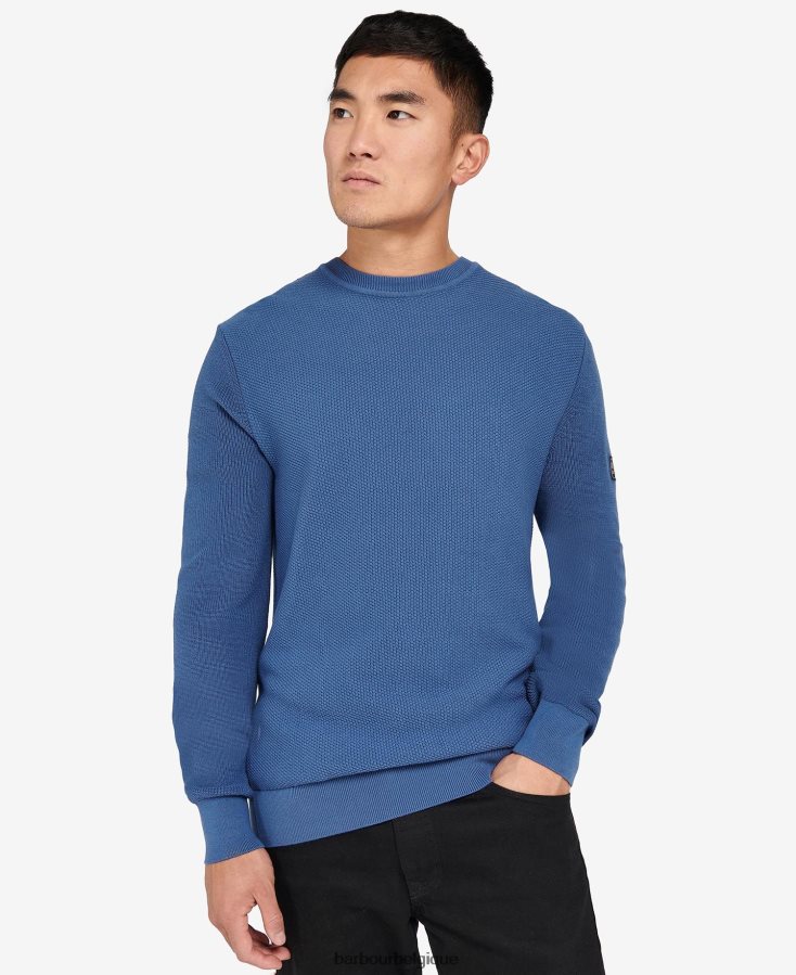 vêtements Barbour pull en maille noir classique Hommes T2L6ZP1120