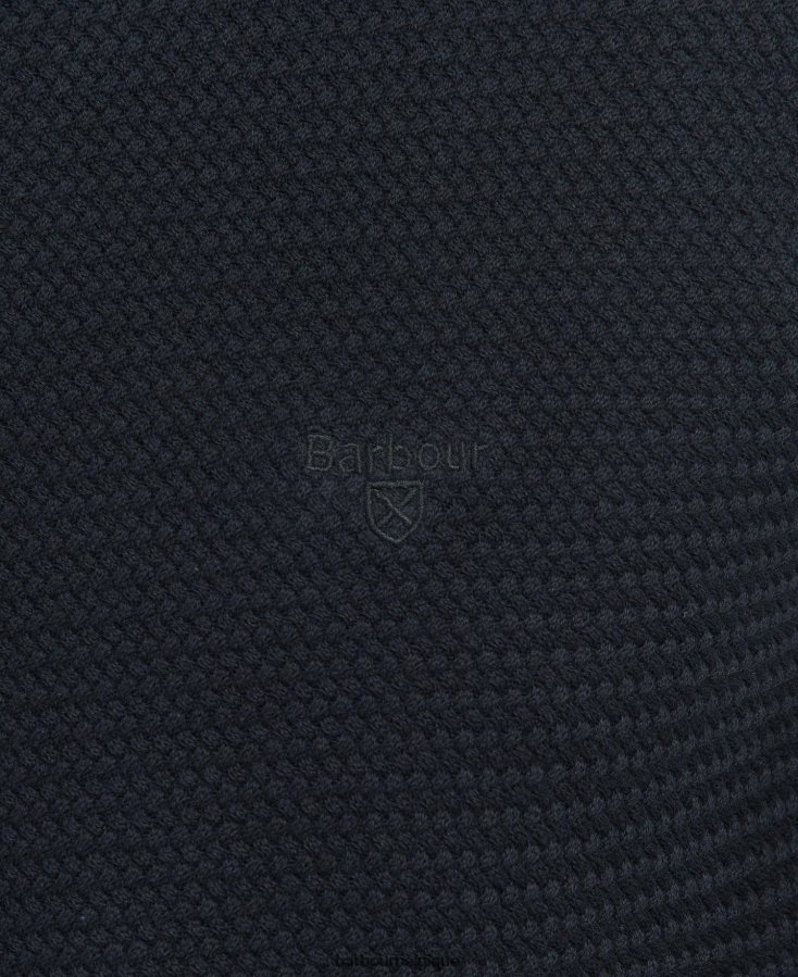 vêtements Barbour pull fleming à col rond bleu lavé Hommes T2L6ZP1127