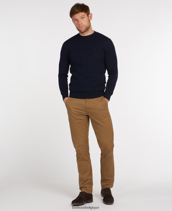 vêtements Barbour pull léger en coton bleu brillant Hommes T2L6ZP1089