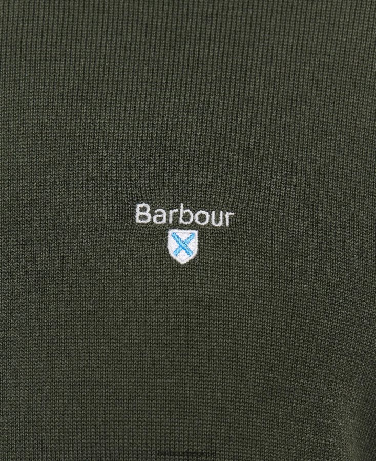 vêtements Barbour pull ras du cou bio marine Hommes T2L6ZP1103