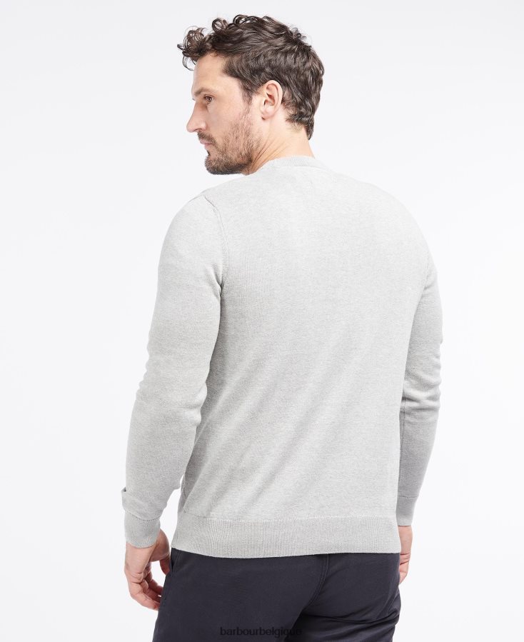 vêtements Barbour pull ras du cou bio marine Hommes T2L6ZP1109