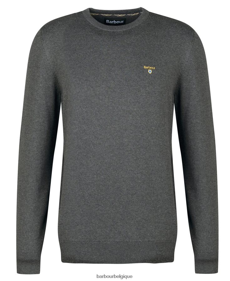 vêtements Barbour pull ras du cou bio marine Hommes T2L6ZP1124