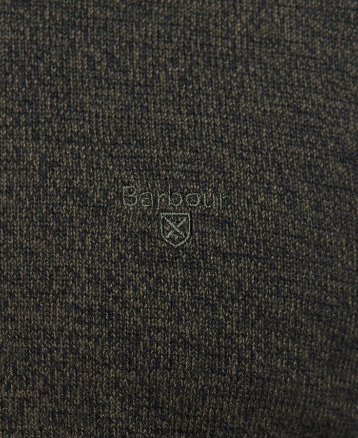 vêtements Barbour pull ras du cou gris chiné Hommes T2L6ZP1088