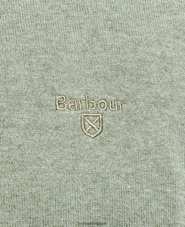 vêtements Barbour équipage de coton léger bleu brillant Hommes T2L6ZP1074