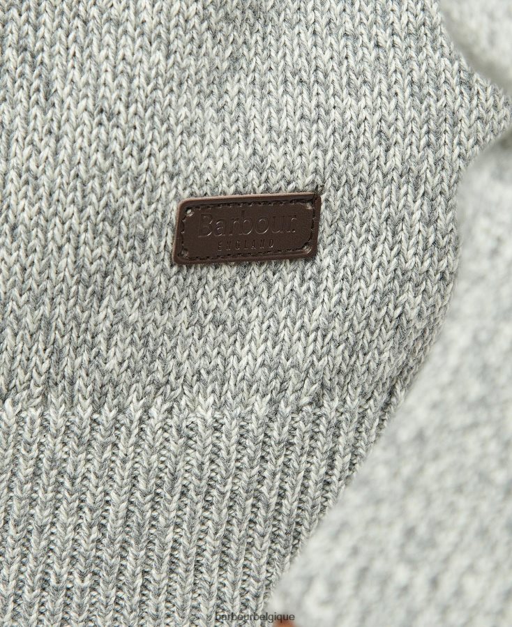 vêtements Barbour sweat nelson en coton torsadé marine Hommes T2L6ZP1096