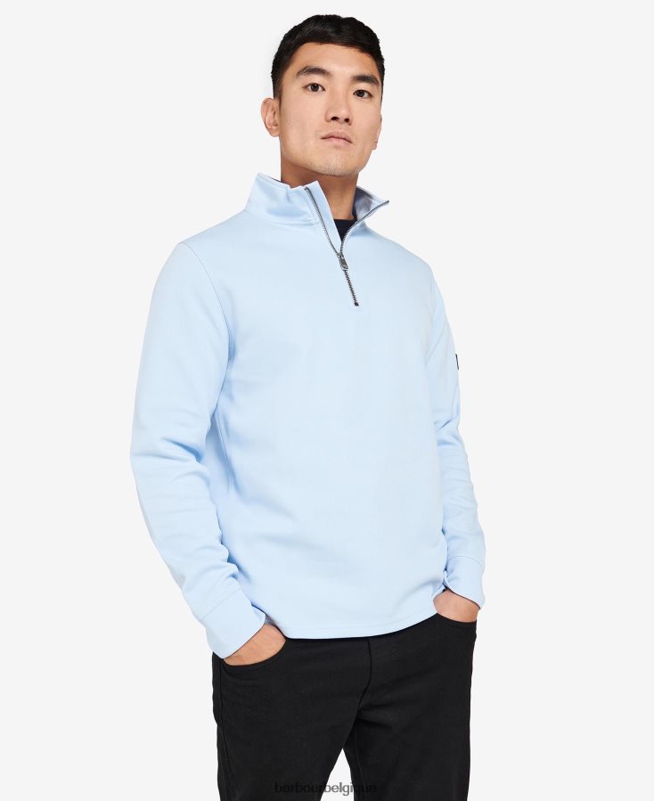 vêtements Barbour demi-zip à ressort noir classique Hommes T2L6ZP1000