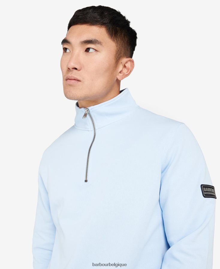 vêtements Barbour demi-zip à ressort noir classique Hommes T2L6ZP1000