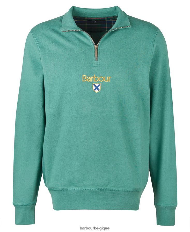 vêtements Barbour demi-zip trinity bleu profond Hommes T2L6ZP1055