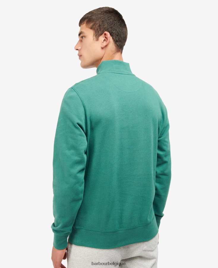 vêtements Barbour demi-zip trinity bleu profond Hommes T2L6ZP1055