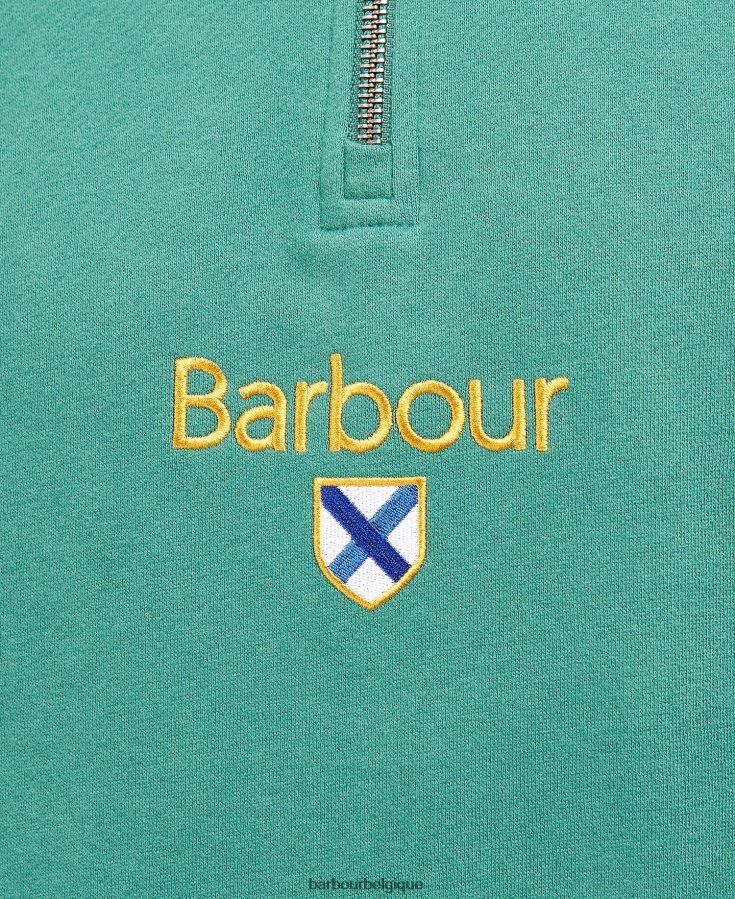 vêtements Barbour demi-zip trinity bleu profond Hommes T2L6ZP1055