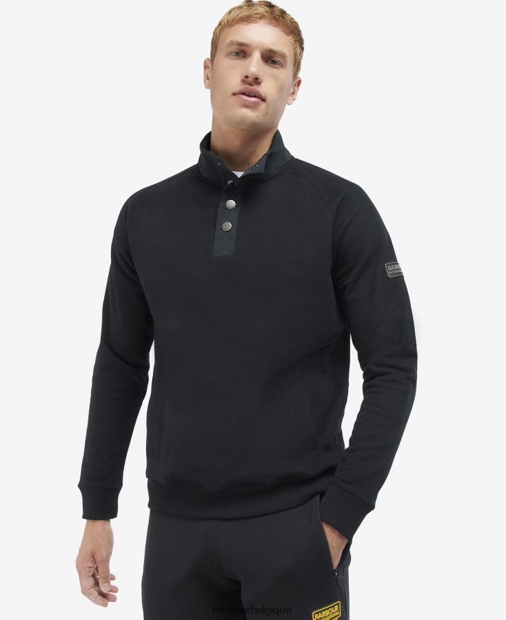 vêtements Barbour double sweat noir classique Hommes T2L6ZP1047