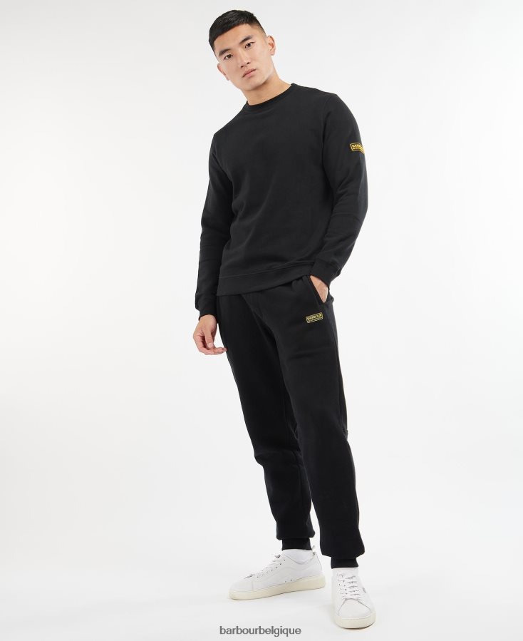 vêtements Barbour insigne de pull international forêt verte Hommes T2L6ZP1008