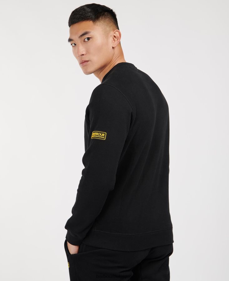 vêtements Barbour insigne de pull international forêt verte Hommes T2L6ZP1008