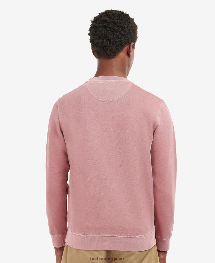 vêtements Barbour pull à grand logo poudre bleue Hommes T2L6ZP1030