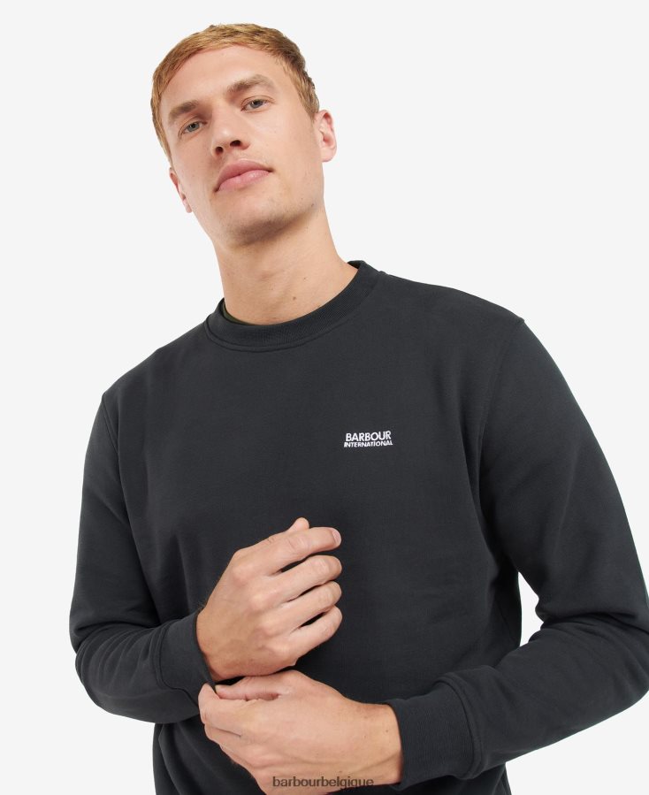 vêtements Barbour pull ras du cou roadster sable de cavalerie Hommes T2L6ZP1066