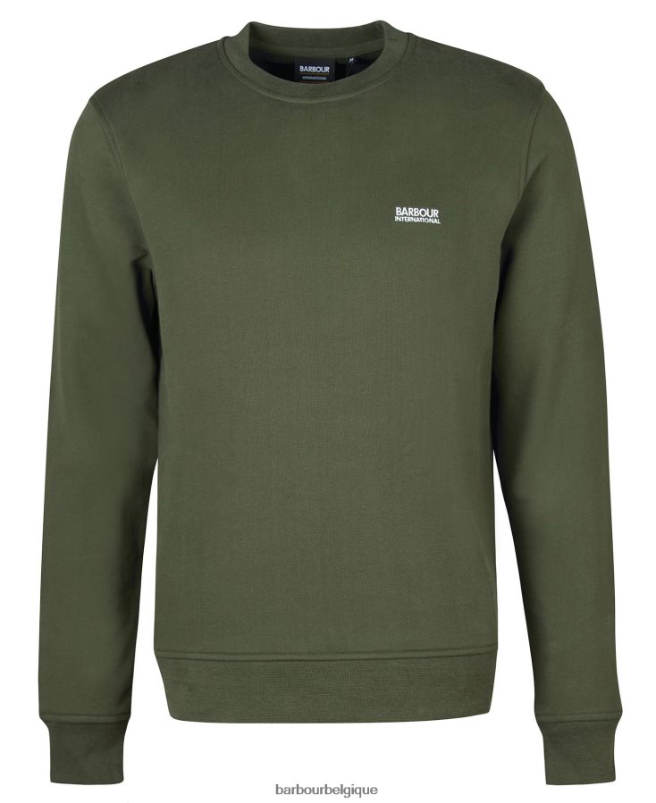 vêtements Barbour pull ras du cou roadster sable de cavalerie Hommes T2L6ZP1067